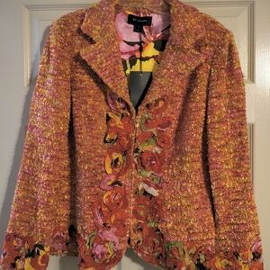 St. John Women's Floral Tweed Blazer